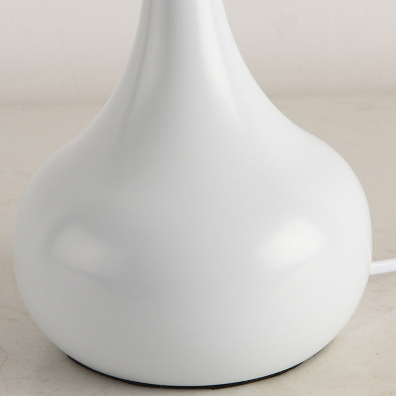 Contemporary Nordic Drum Iron Fabric 1-Light Table Lamp