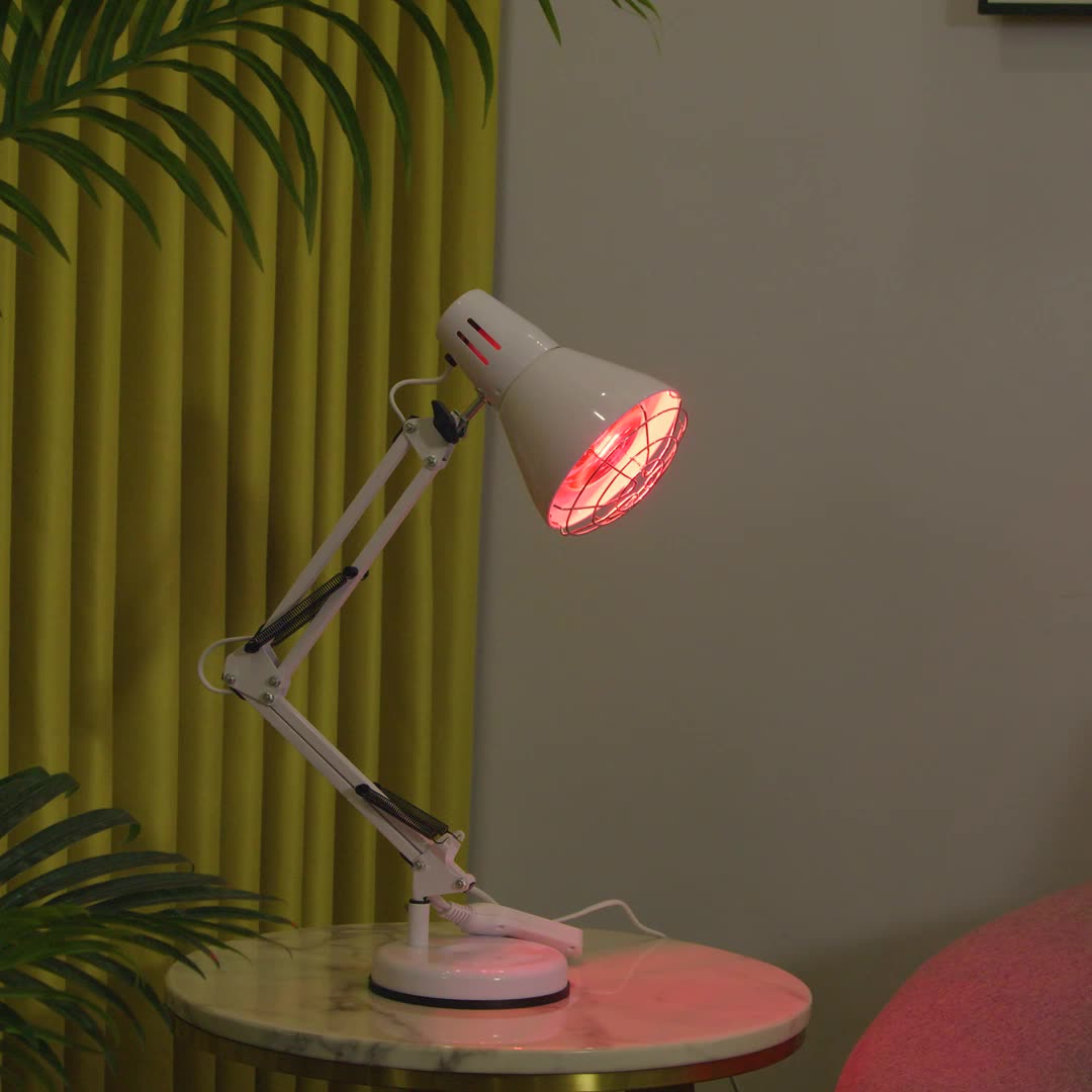 Moderne Minimalist Infrared Long Arm 1-Light Table Lamp