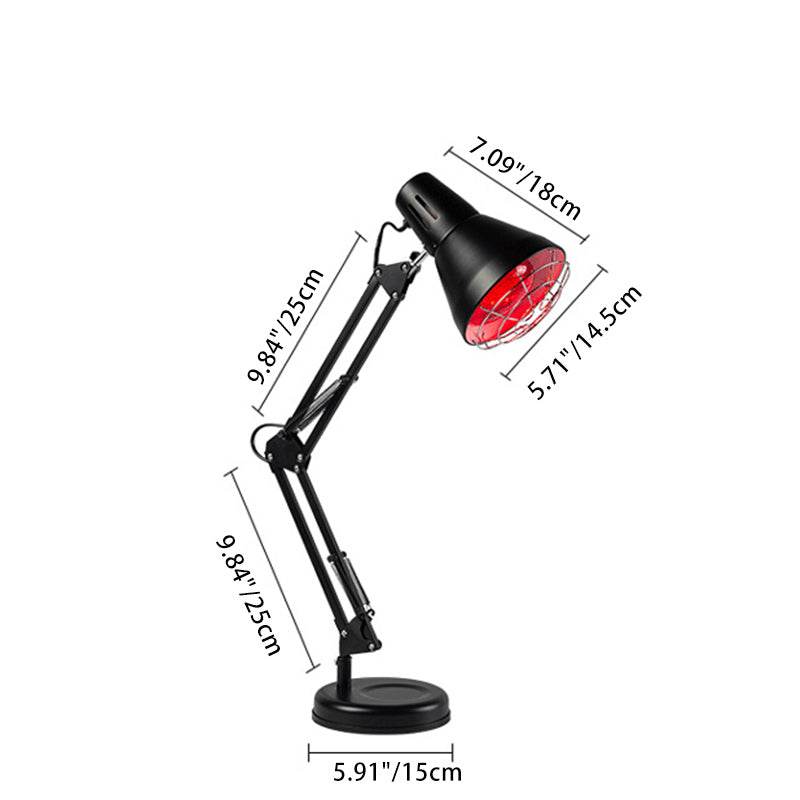 Moderne Minimalist Infrared Long Arm 1-Light Table Lamp
