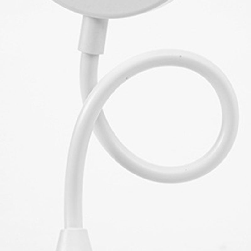 Modern Minimalist Adjustable Round LED Desk Lamp for Bedroom