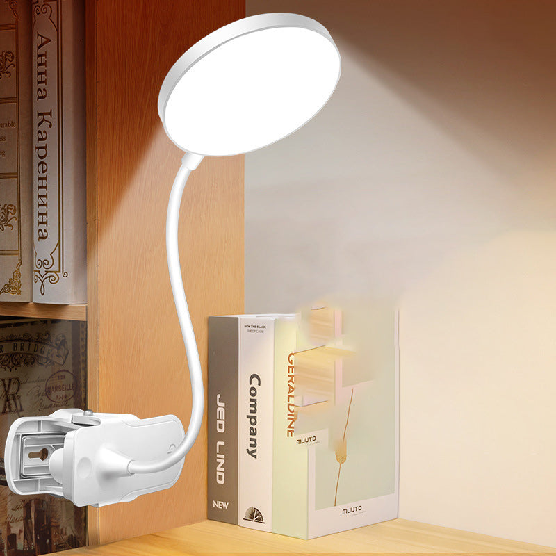 Modern Minimalist Adjustable Round LED Desk Lamp for Bedroom