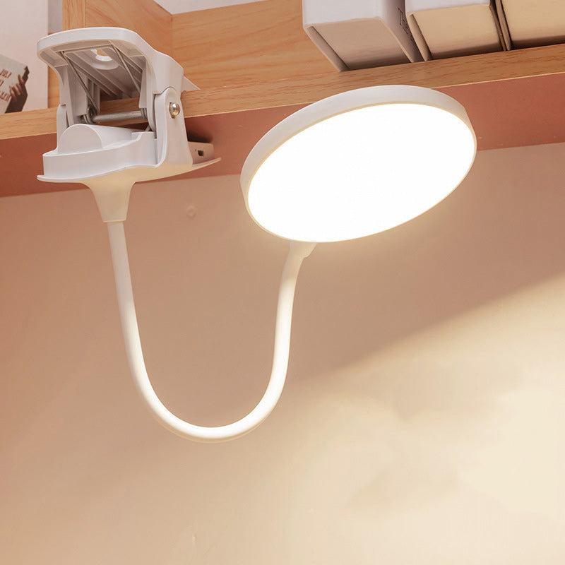 Modern Minimalist Adjustable Round LED Desk Lamp for Bedroom