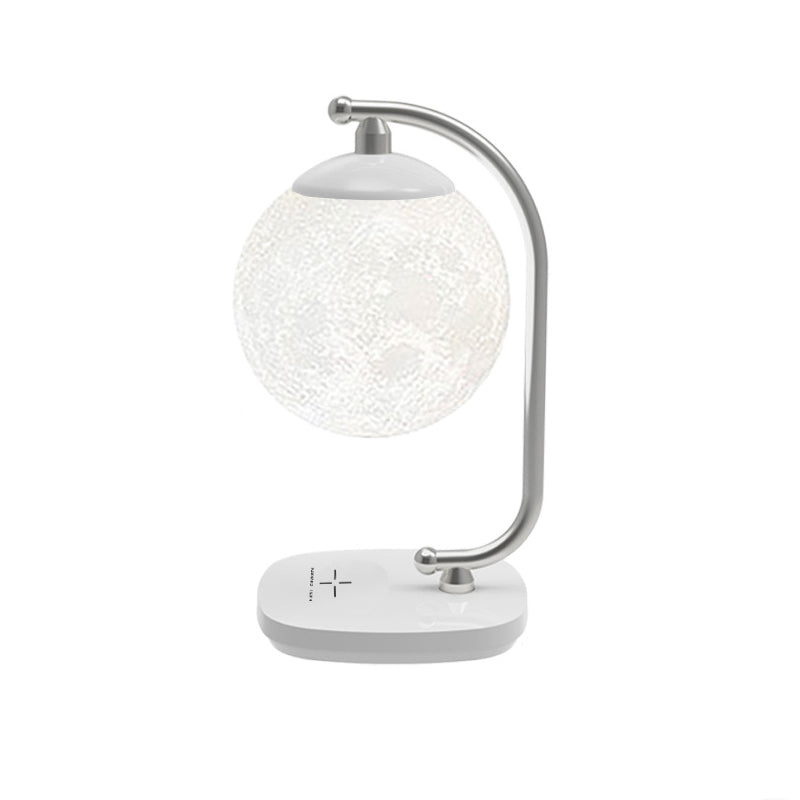 Contemporary Scandinavian ABS Wood Grain LED Table Lamp