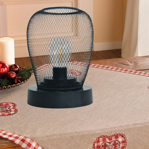 Modern Minimalist Round Oval ABS LED Table Lamp for Bedroom