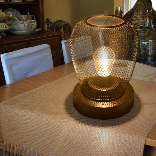 Modern Minimalist Round Oval ABS LED Table Lamp for Bedroom