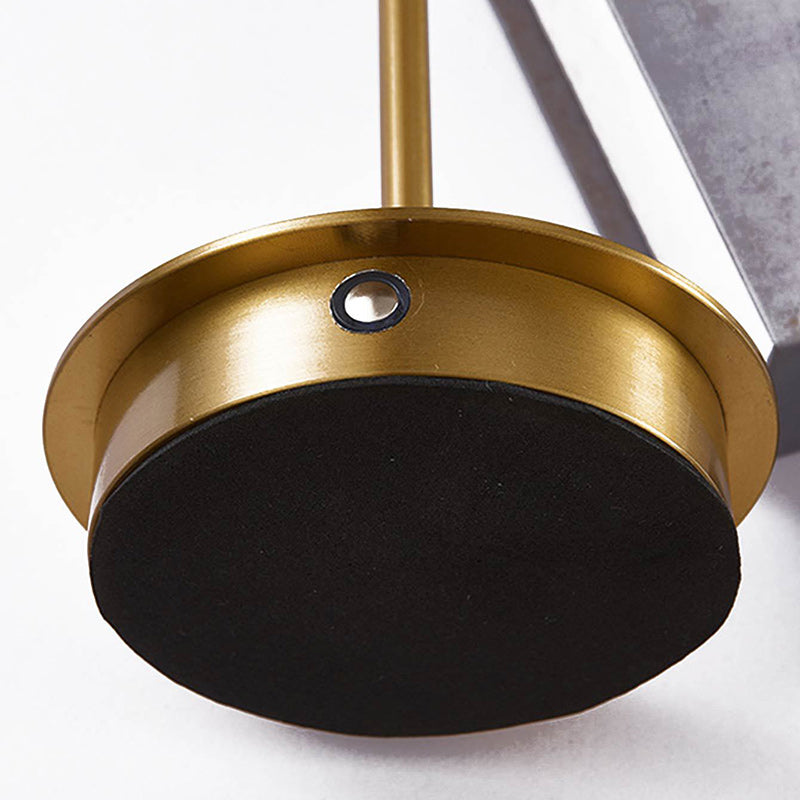 Modern Minimalist USB LED Round Metal Table Lamp for Bedroom
