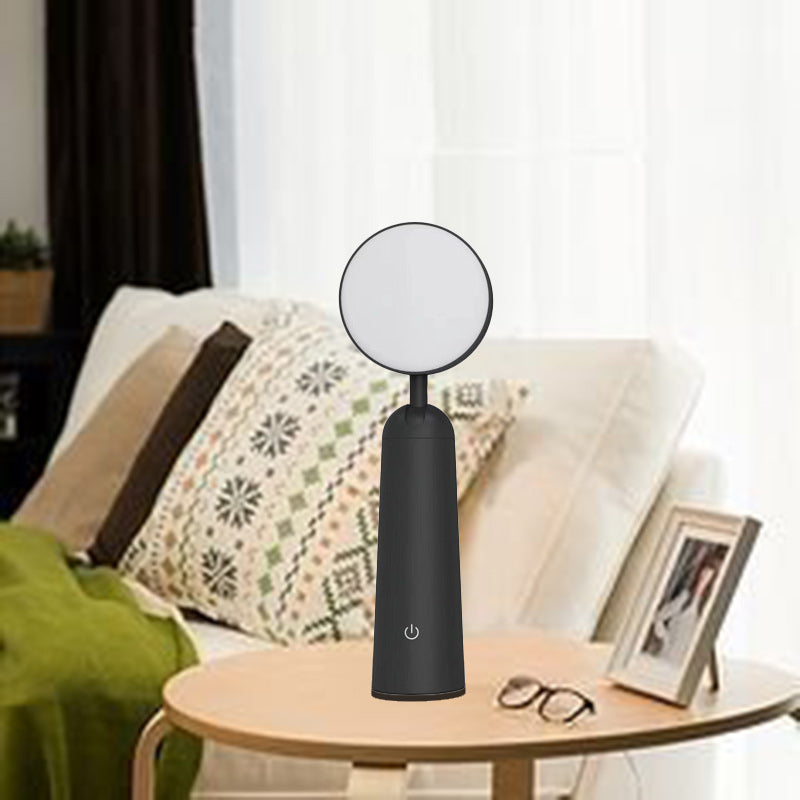 Modern Minimalist Portable USB LED Table Lamp Cylinder Design for Bedroom
