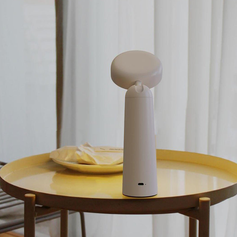 Modern Minimalist Portable USB LED Table Lamp Cylinder Design for Bedroom