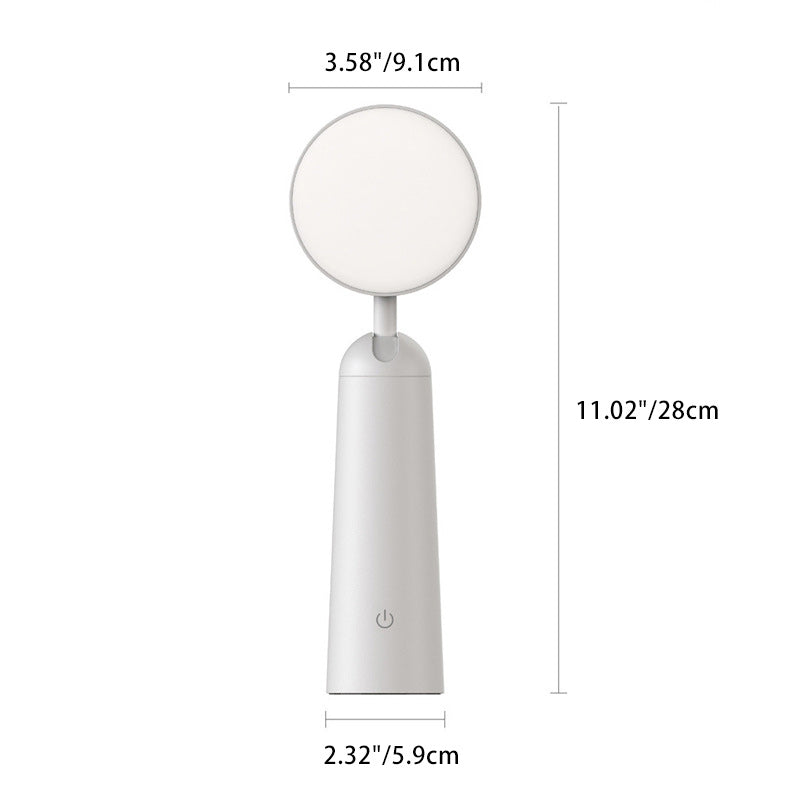 Modern Minimalist Portable USB LED Table Lamp Cylinder Design for Bedroom