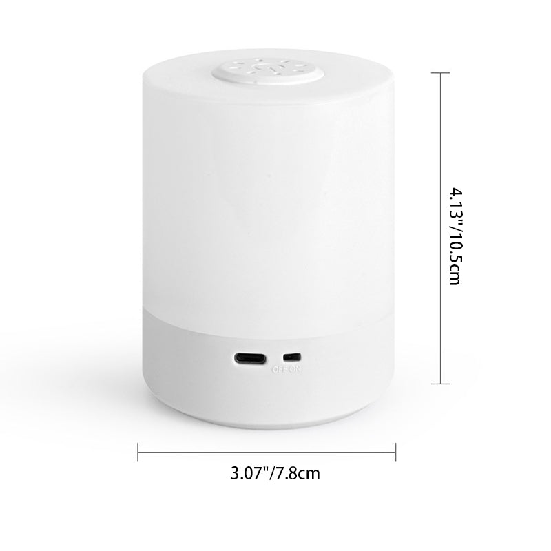 Modern Minimalist USB Round Cylinder ABS LED Table Lamp