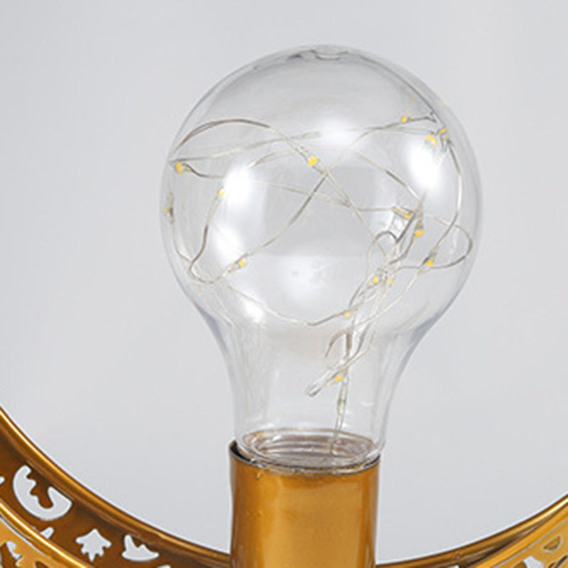 Contemporary Creative Moon Star Orb LED Table Lamp for Bedroom