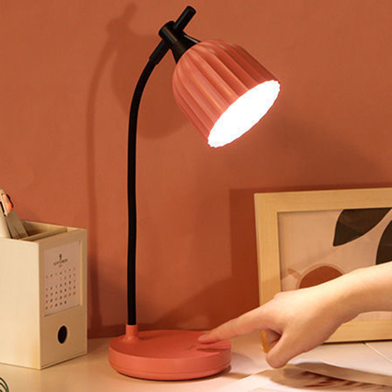Modern Minimalist Round Foldable ABS LED Table Lamp for Living Room