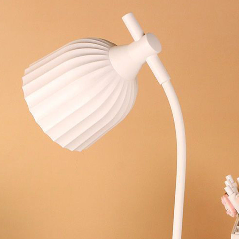 Modern Minimalist Round Foldable ABS LED Table Lamp for Living Room
