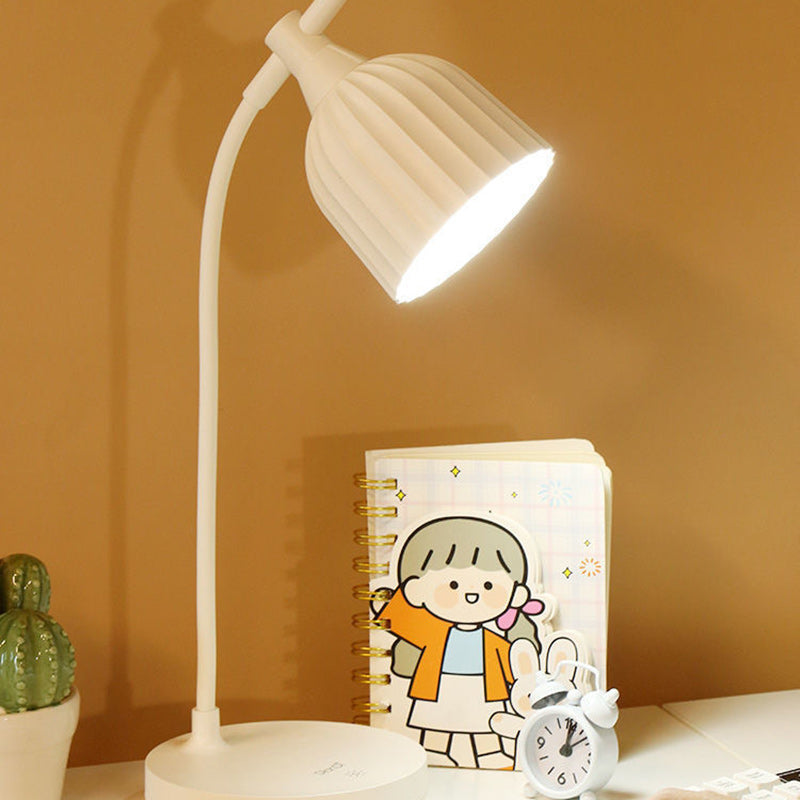 Modern Minimalist Round Foldable ABS LED Table Lamp for Living Room