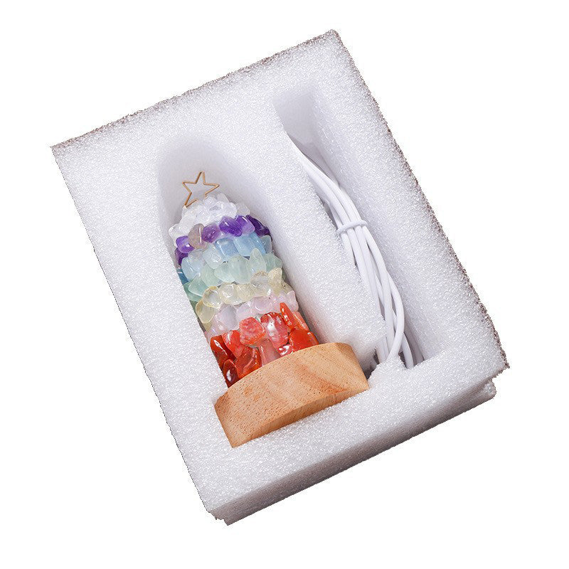 Modern Art Deco Crystal Multicolored Gem LED Table Lamp