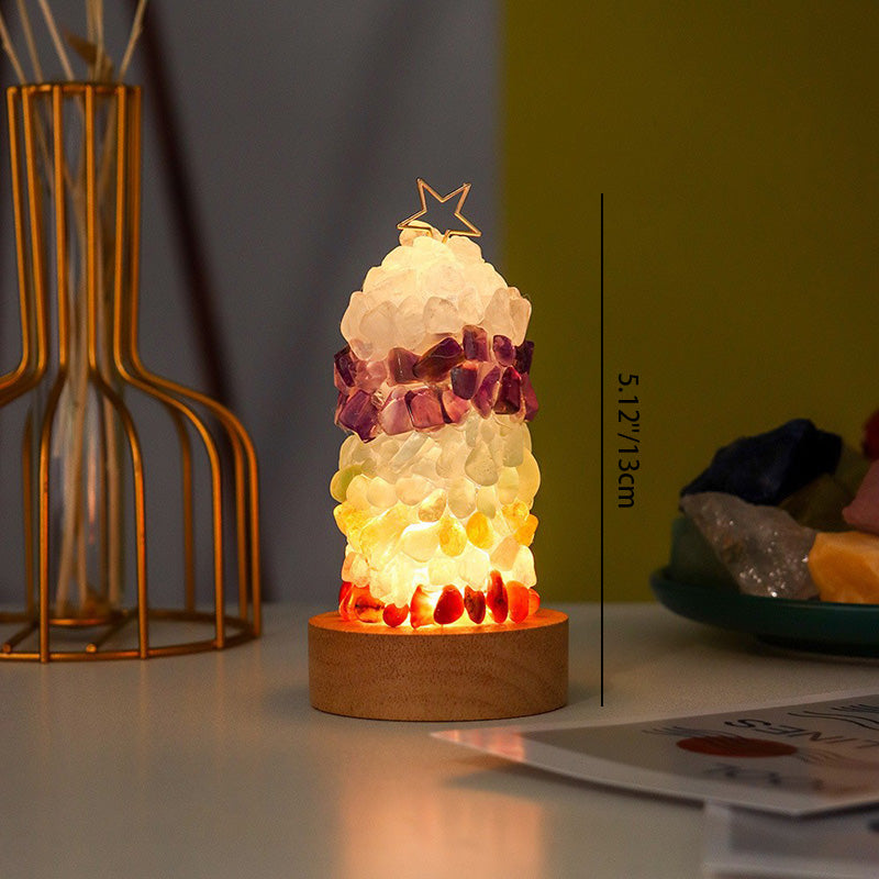 Modern Art Deco Crystal Multicolored Gem LED Table Lamp