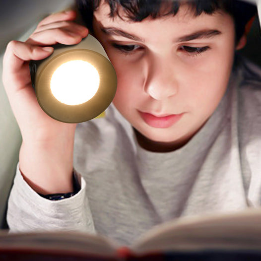 Modern Minimalist Rechargeable Rotatable ABS PC Round LED Desk Lamp for Study