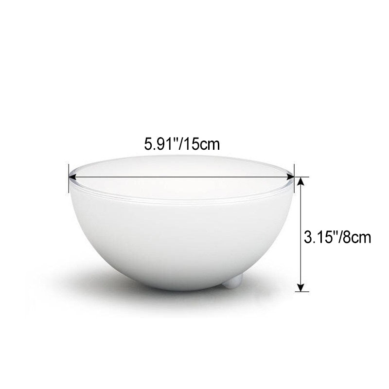 Modern Simplicity PC Bowl USB Bluetooth LED Table Lamp Night Light for Bedroom