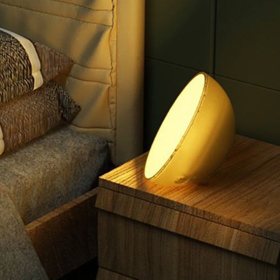 Modern Simplicity PC Bowl USB Bluetooth LED Table Lamp Night Light for Bedroom