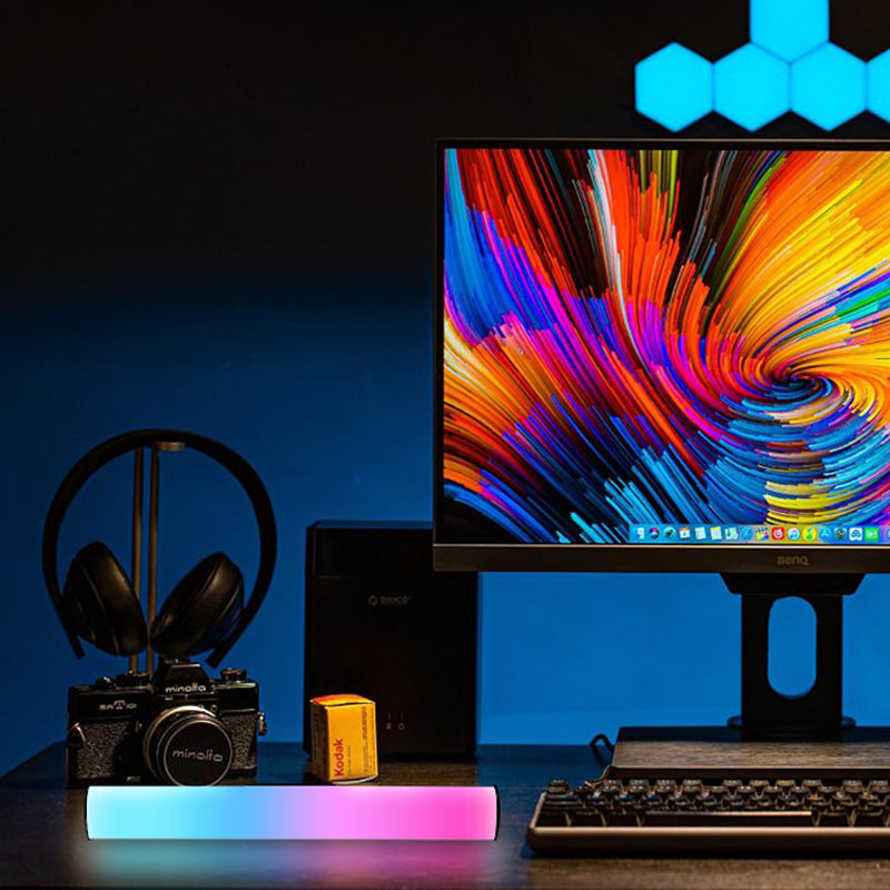 Modern Simplicity ABS PC Strip Bluetooth USB LED Desk Lamp for Study
