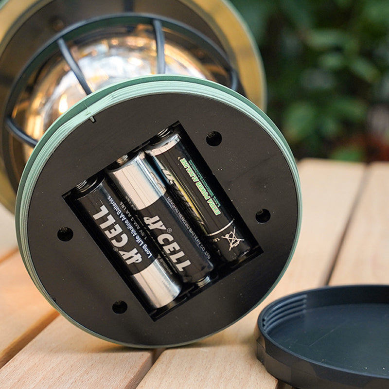 Contemporary Retro Waterproof Rechargeable LED Lantern Hanging Table Light for Garden