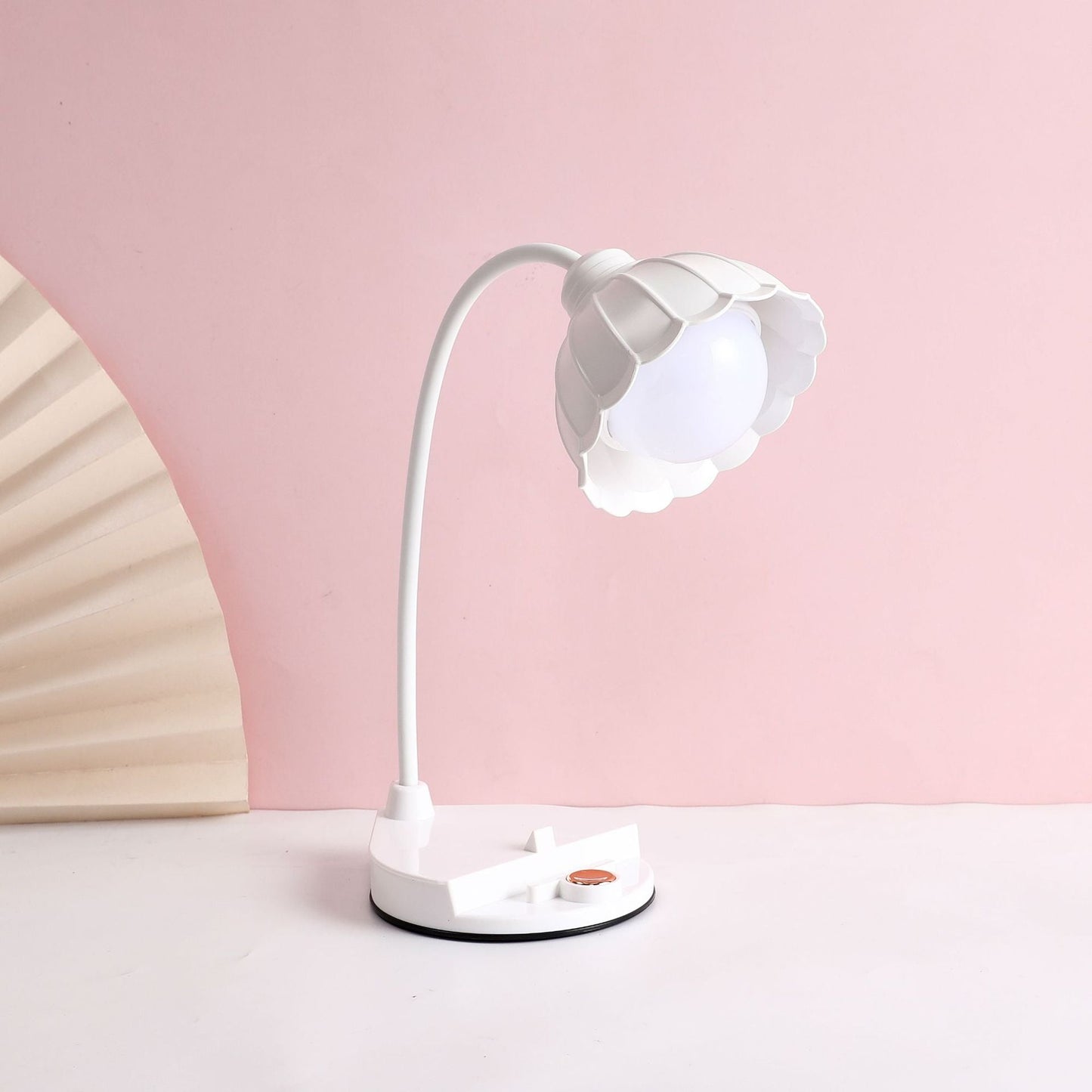 Contemporary Scandinavian Rechargeable Touch-Sensor LED Table Lamp for Nightstands