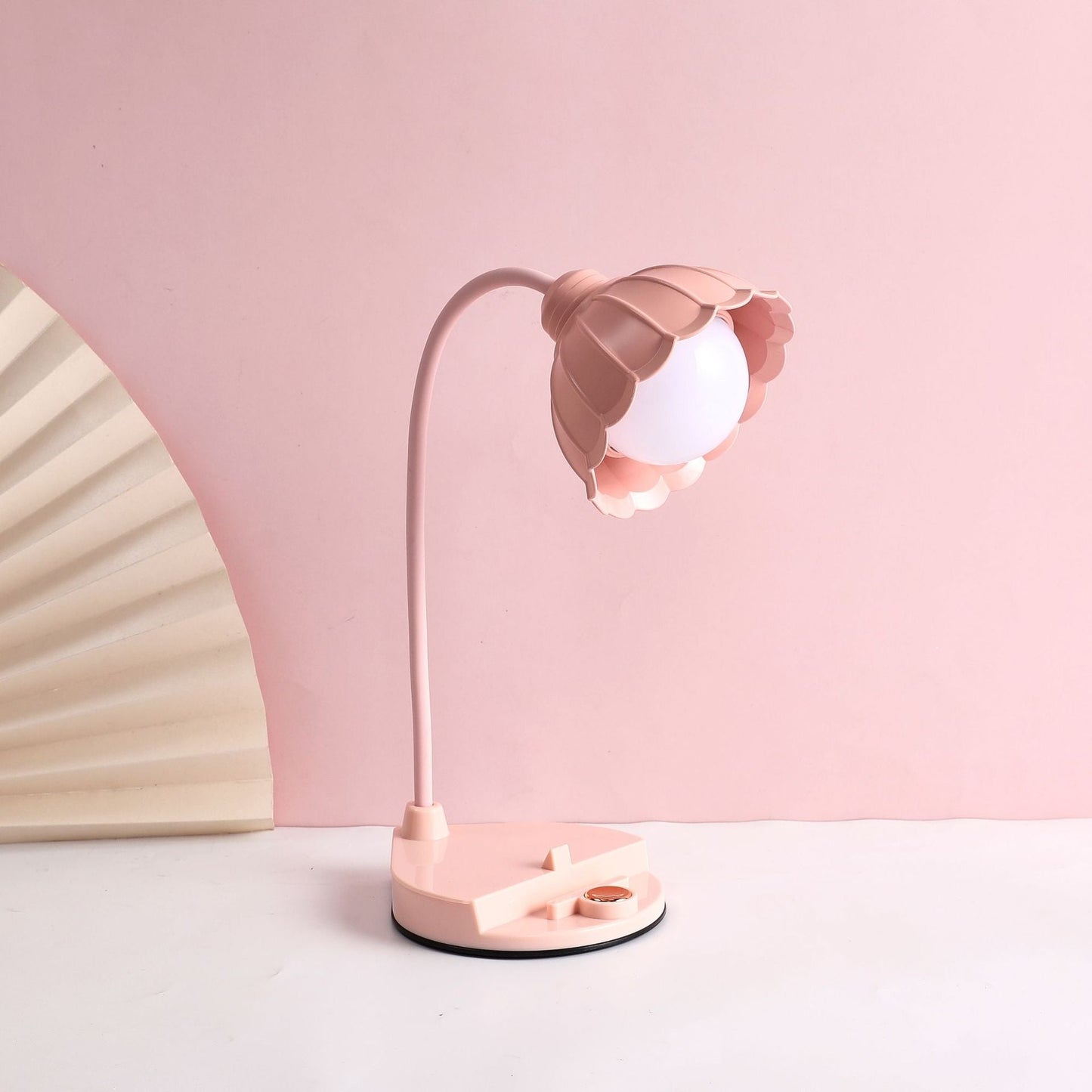 Contemporary Scandinavian Rechargeable Touch-Sensor LED Table Lamp for Nightstands