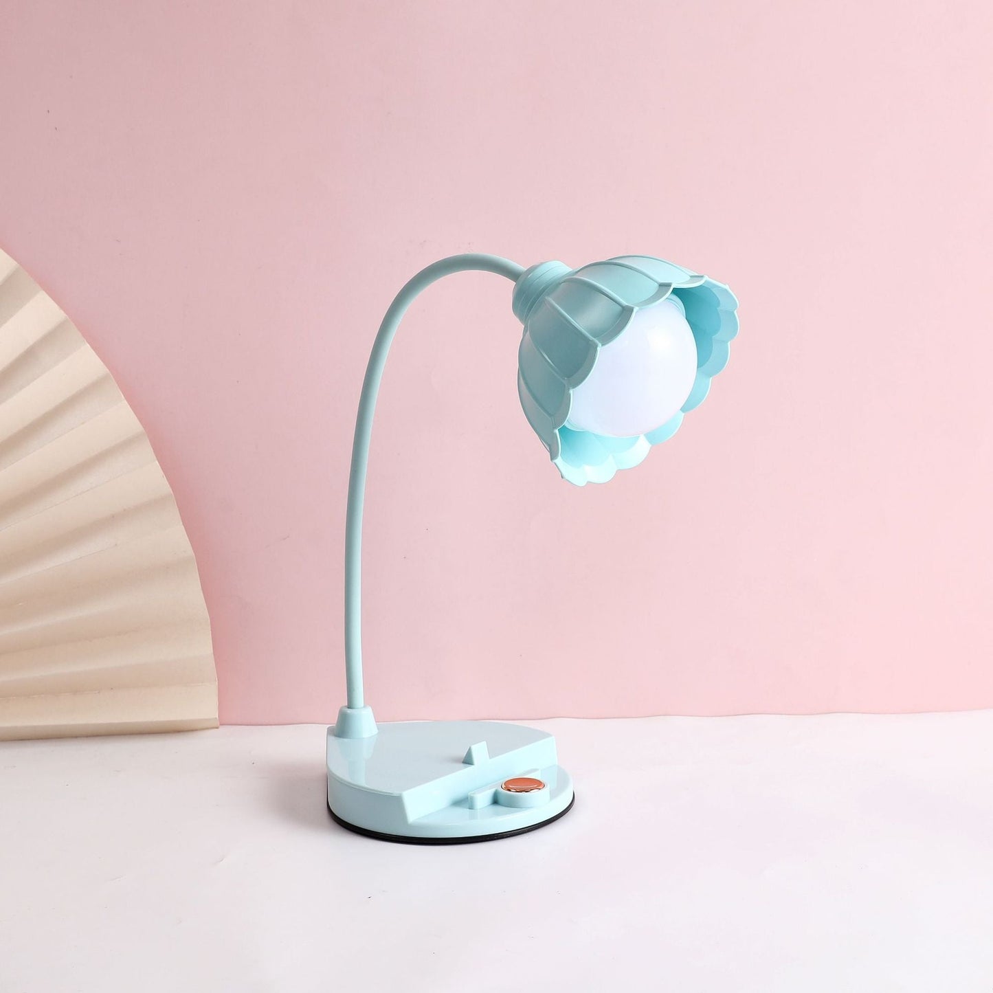 Contemporary Scandinavian Rechargeable Touch-Sensor LED Table Lamp for Nightstands