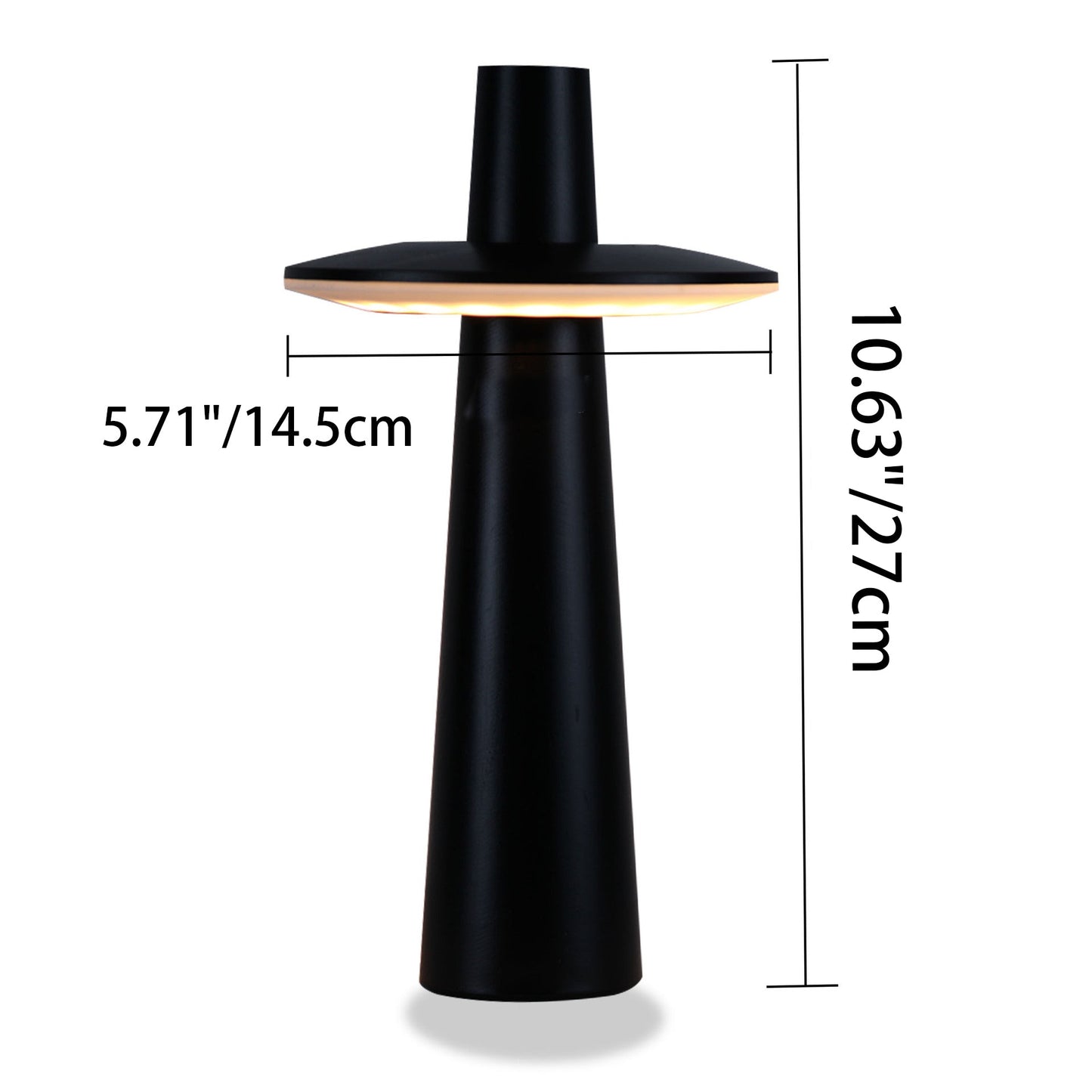 Contemporary Nordic Rechargeable Touch Sensor LED Table Lamp for Bedside