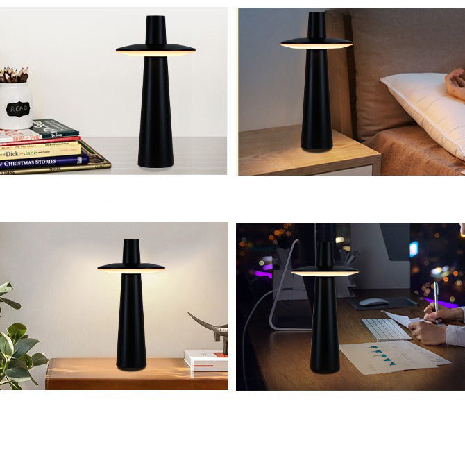 Contemporary Nordic Rechargeable Touch Sensor LED Table Lamp for Bedside