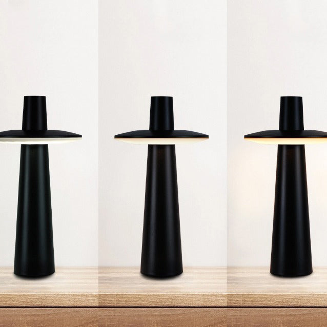 Contemporary Nordic Rechargeable Touch Sensor LED Table Lamp for Bedside
