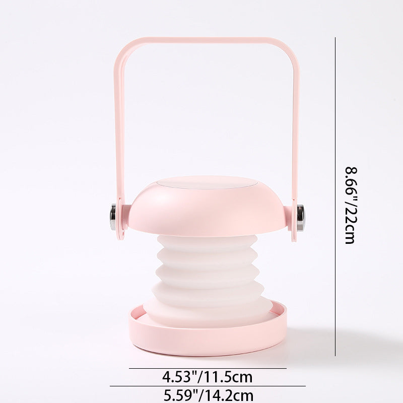 Contemporary Creative Rechargeable Folding Silica LED Mirror Table Lamp Night Light for Bedroom