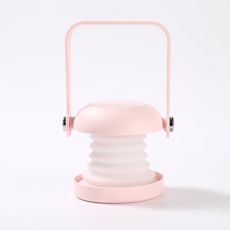 Contemporary Creative Rechargeable Folding Silica LED Mirror Table Lamp Night Light for Bedroom