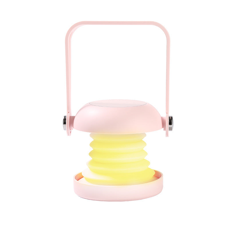 Contemporary Creative Rechargeable Folding Silica LED Mirror Table Lamp Night Light for Bedroom