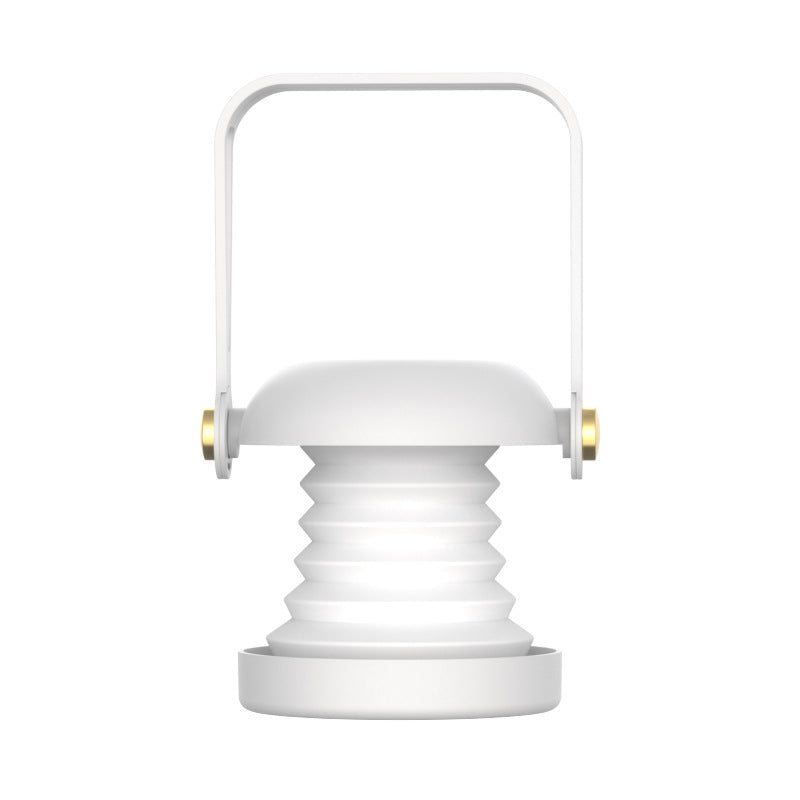 Contemporary Creative Rechargeable Folding Silica LED Mirror Table Lamp Night Light for Bedroom