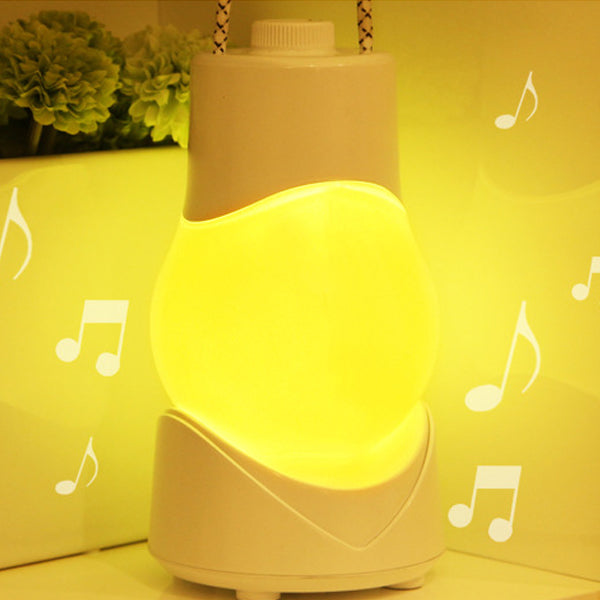 Modern Simplicity Portable Rechargeable ABS Music Ball LED Table Lamp Night Light for Bedroom