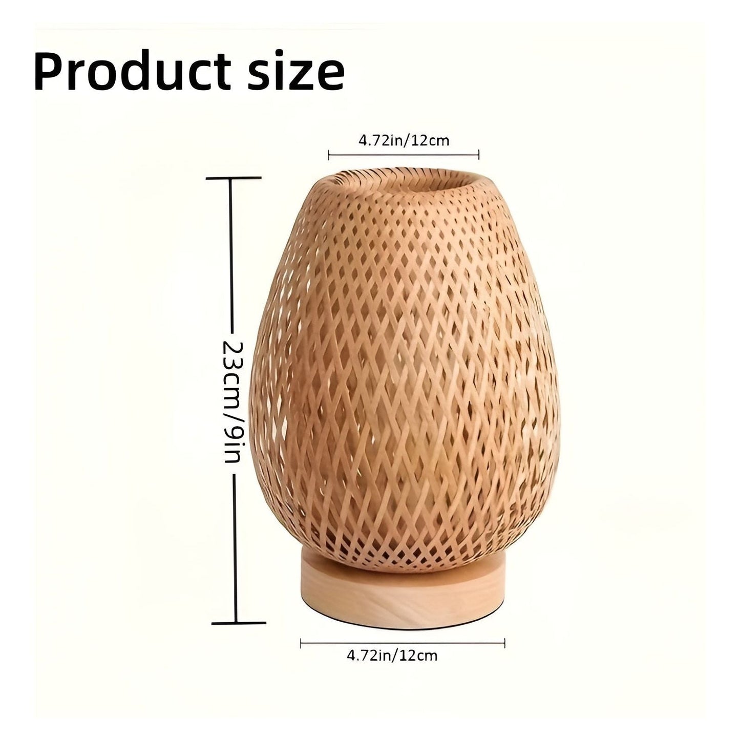 Aura Lamp - Bamboo USB Table Lamp for Bedroom Decor