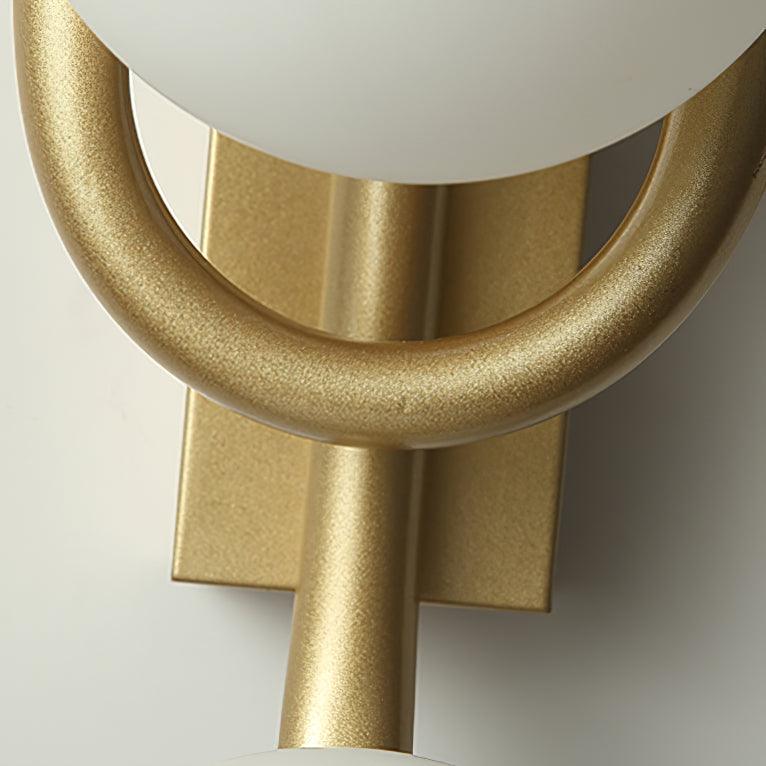 Belisto Wall Lamp - Gold Metal & Glass, G9 Bulb, Indoor