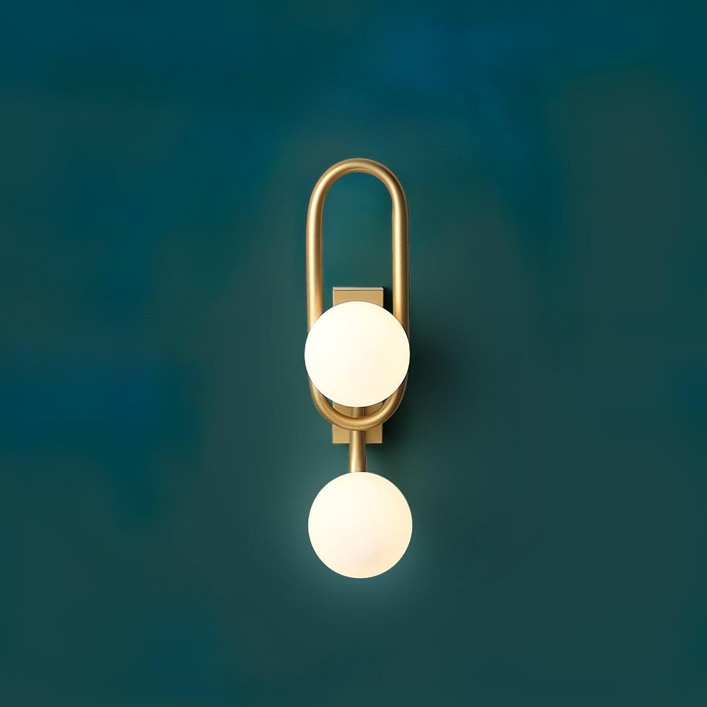 Belisto Wall Lamp - Gold Metal & Glass, G9 Bulb, Indoor