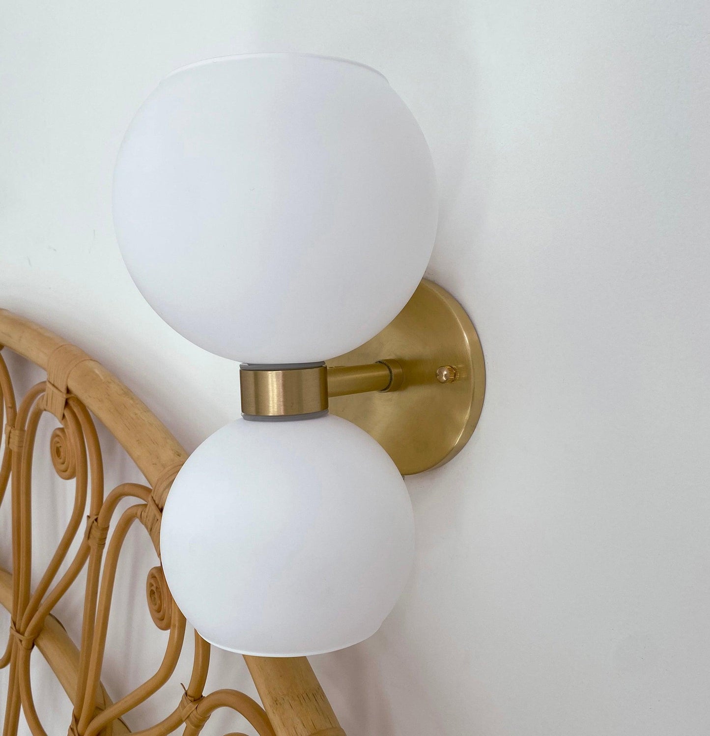 Round Pearl Sconce - Modern LED Ceiling Light Fixture