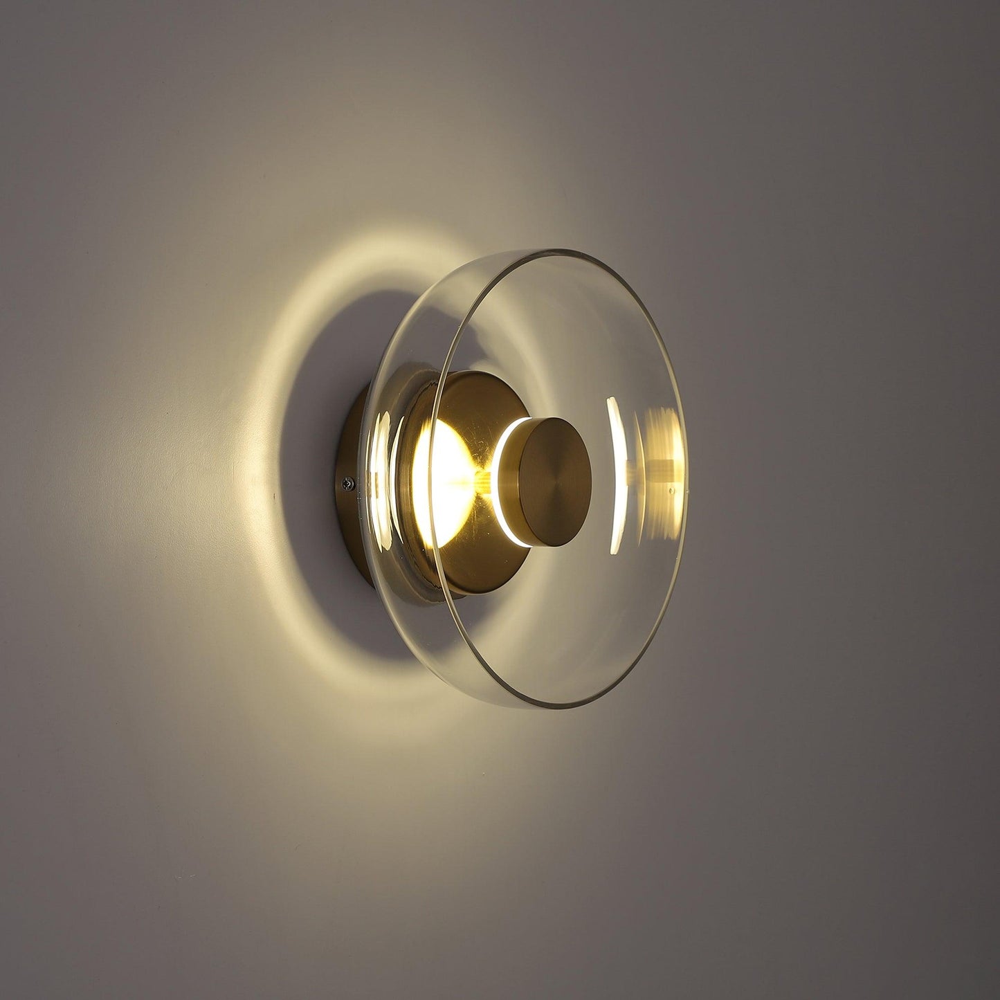 Glimmera Wall Light - Integrated LED Brass Ambient Fixture