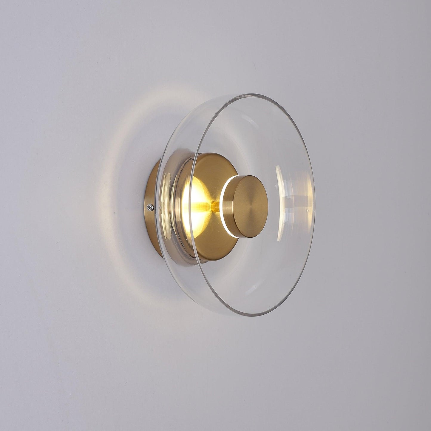 Glimmera Wall Light - Integrated LED Brass Ambient Fixture