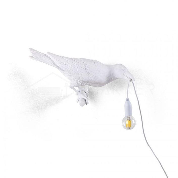 Bird Wall Light - LED Resin Ravens - Indoor Decor