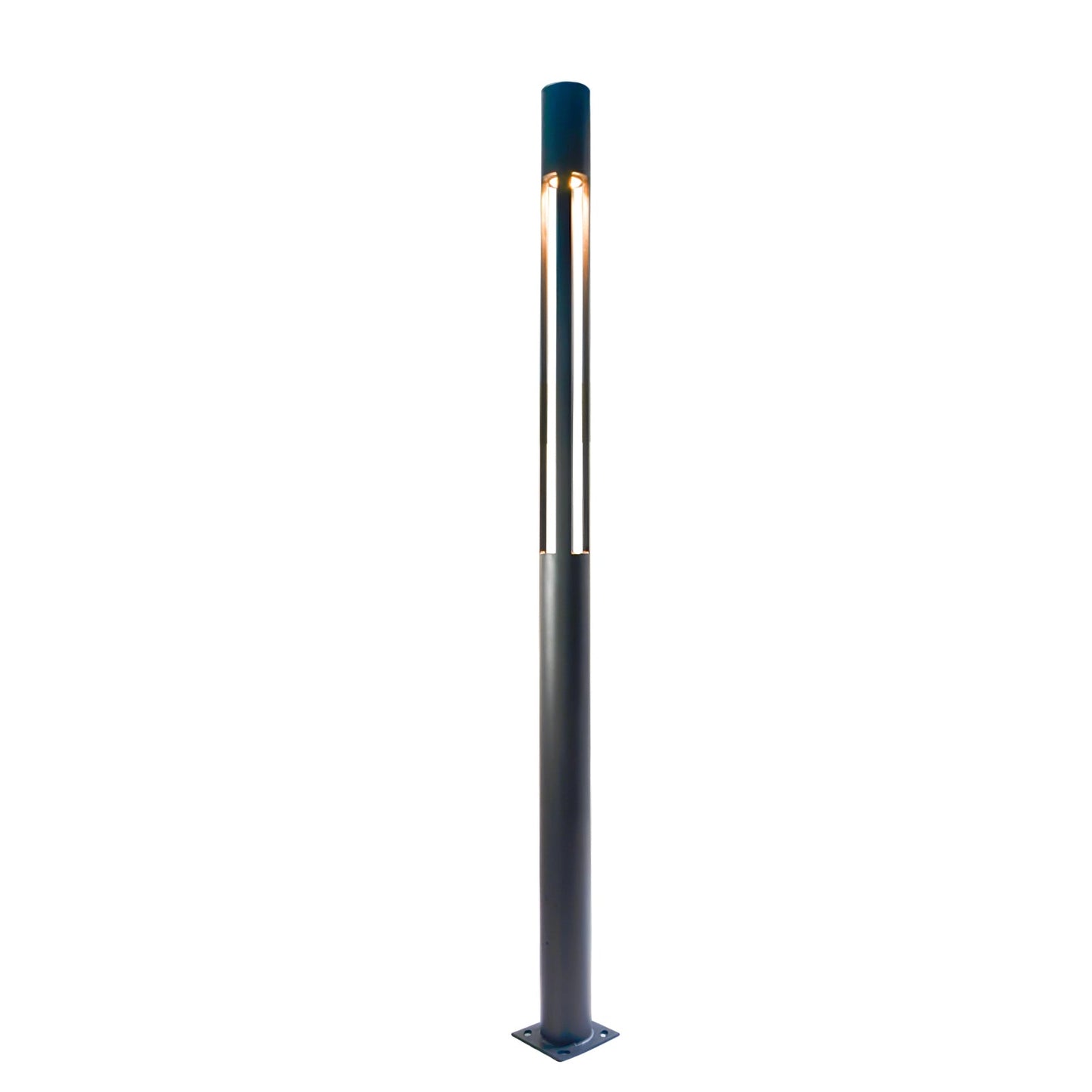 Pole Outdoor Post Garden Light - LED Waterproof Black Design