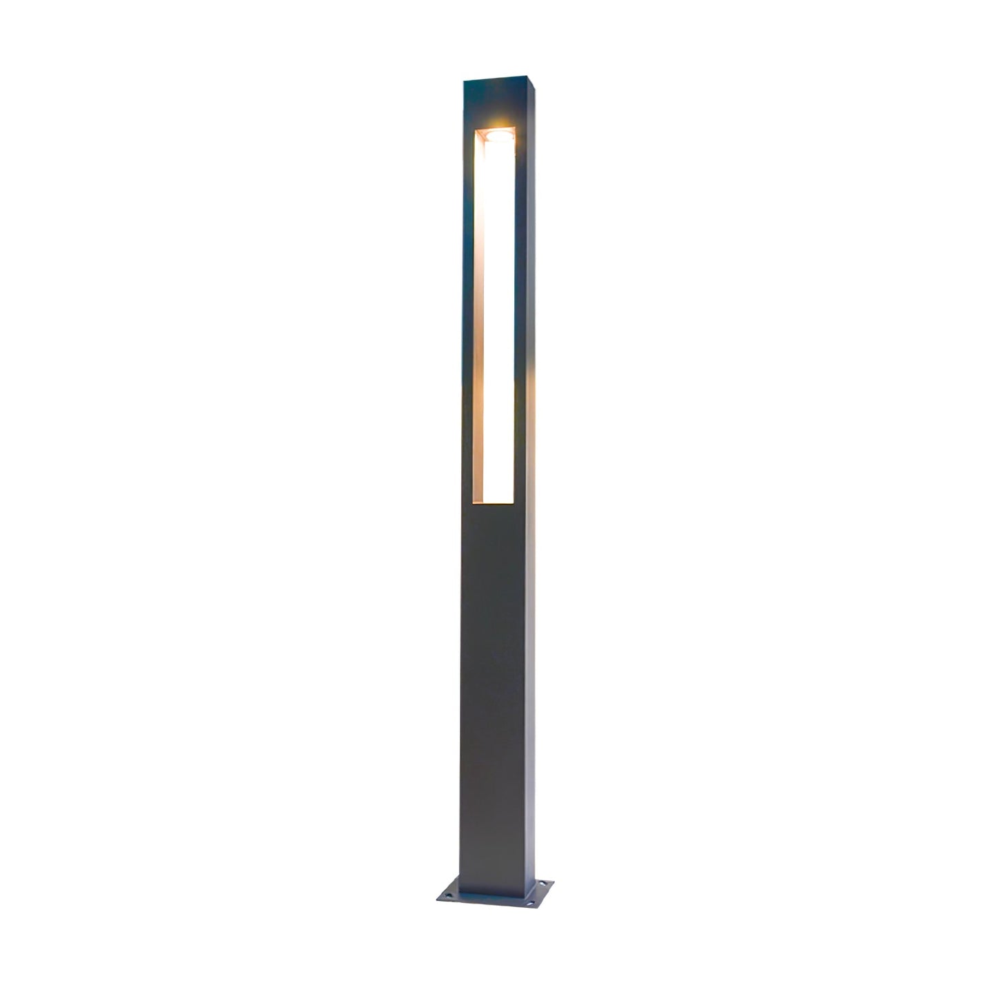 Pole Outdoor Post Garden Light - LED Waterproof Black Design