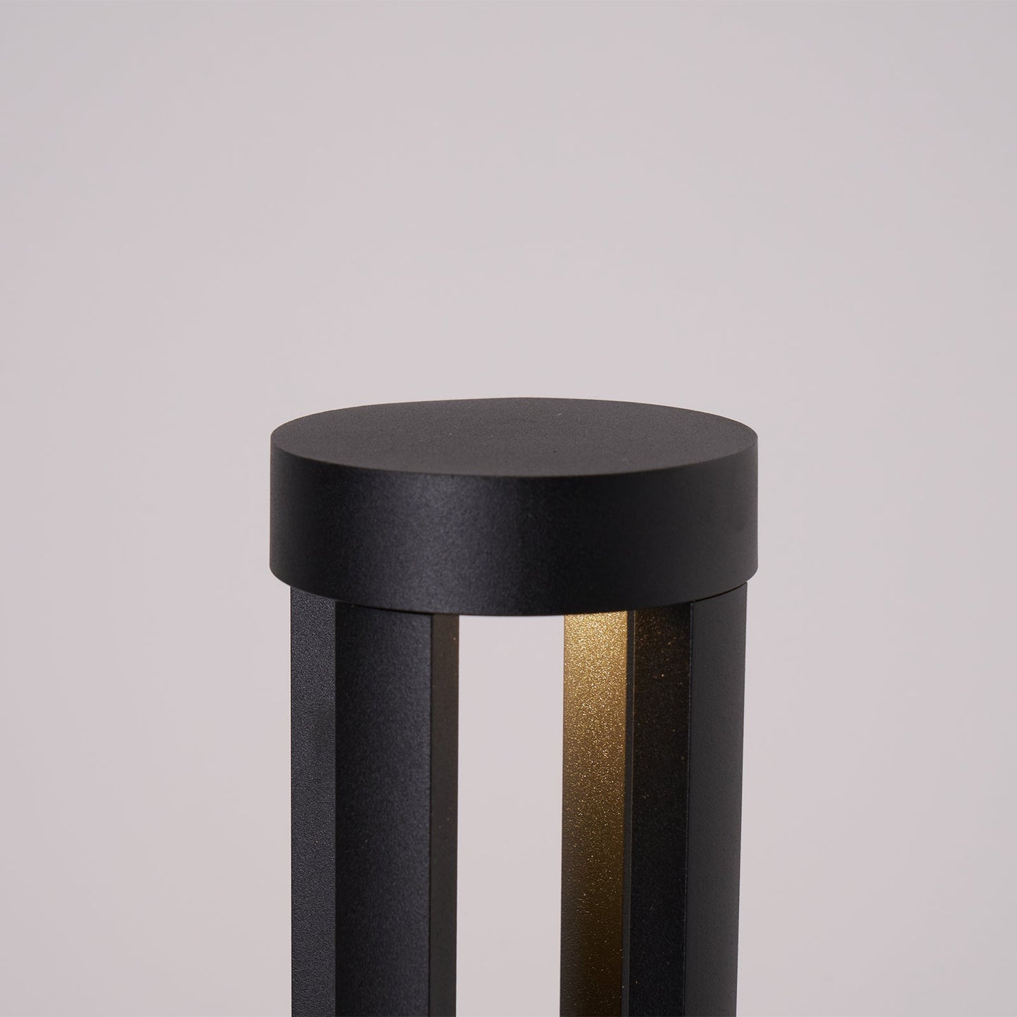 Black Cylindrical Garden Outdoor Light LED Waterproof 40cm