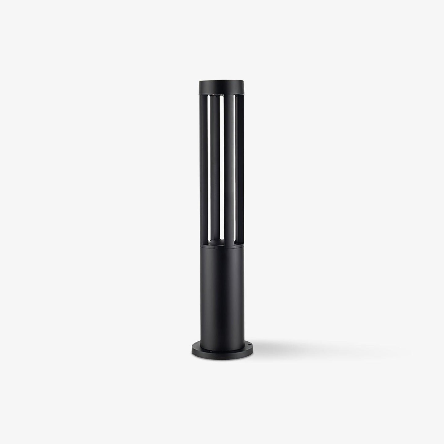 Black Cylindrical Garden Outdoor Light LED Waterproof 40cm