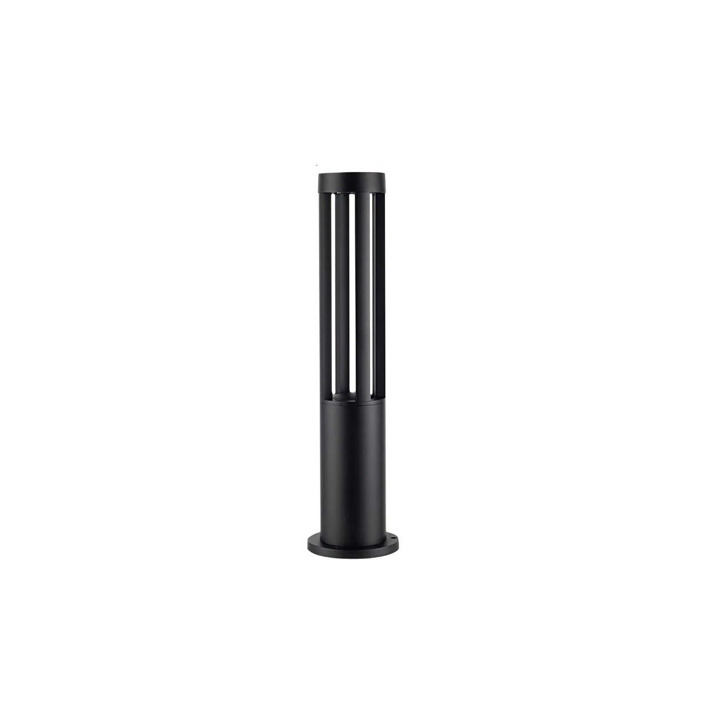 Black Cylindrical Garden Outdoor Light LED Waterproof 40cm
