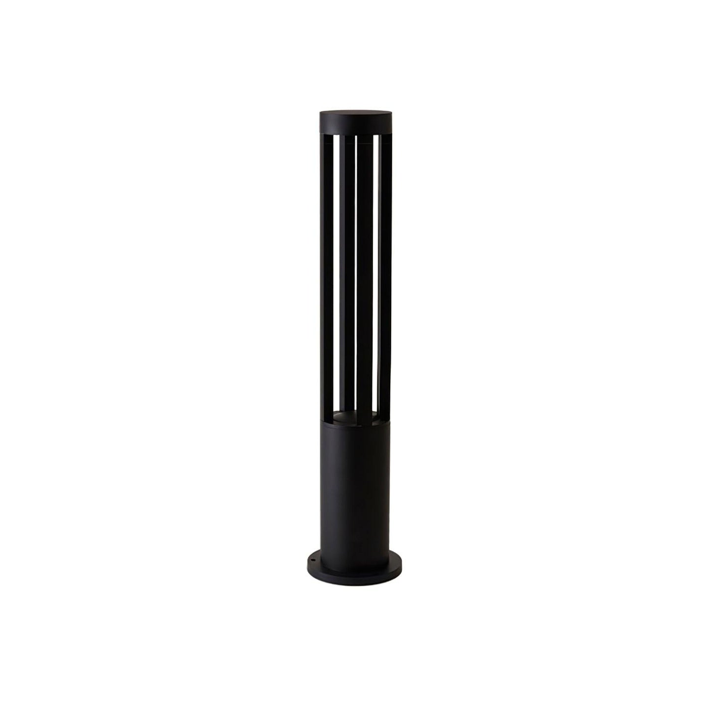 Black Cylindrical Garden Outdoor Light LED Waterproof 40cm