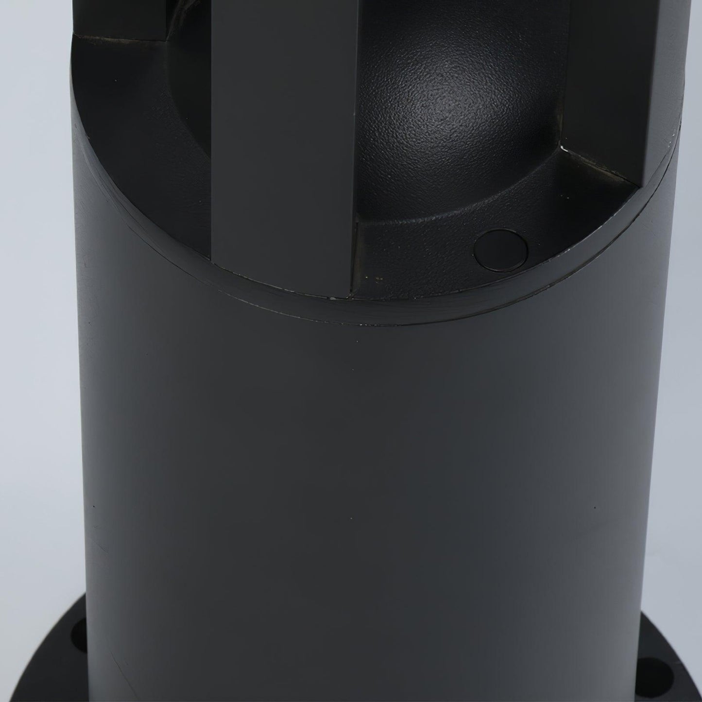 Black Cylindrical Garden Outdoor Light LED Waterproof 40cm